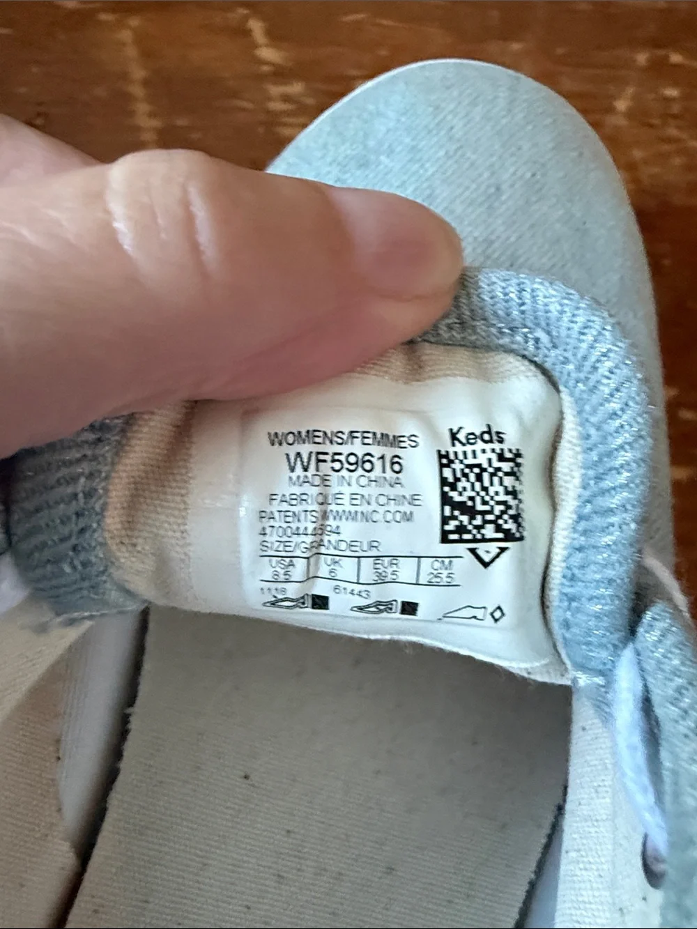 Keds Triple Metallic linen platform sneakers 8.5